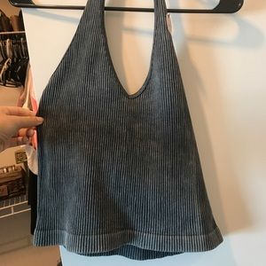 Ribbed Halter Top